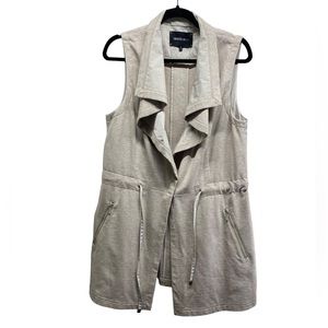 Lafayette 148 New York Mitchell Funnel-Neck Drawstring Vest